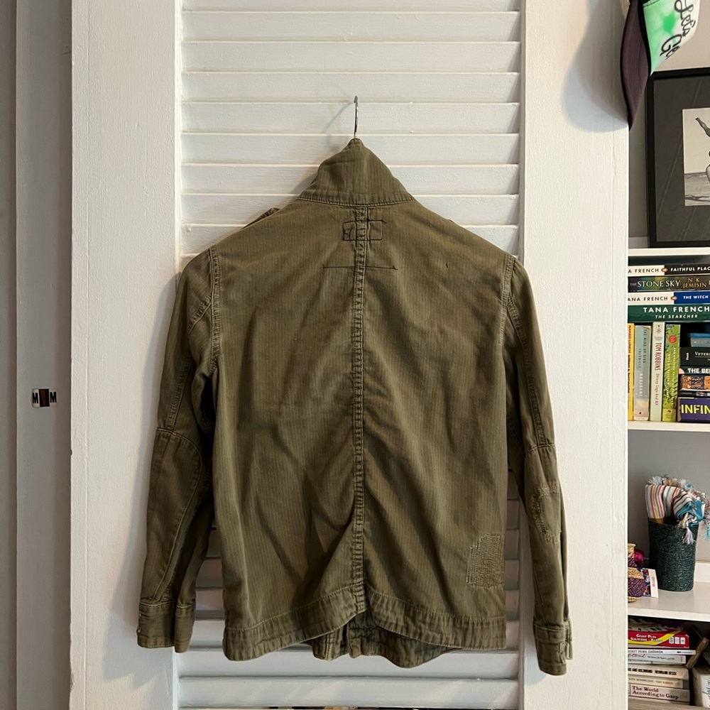 Current Elliot Army Light Zip Up Jacket. - image 4
